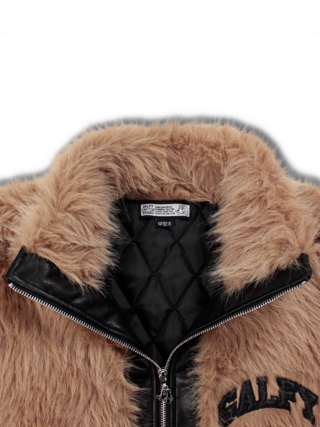 【GALFY】お金大好きファーブルゾン / 【ガルフィー】ロゴプリントファーブルゾン