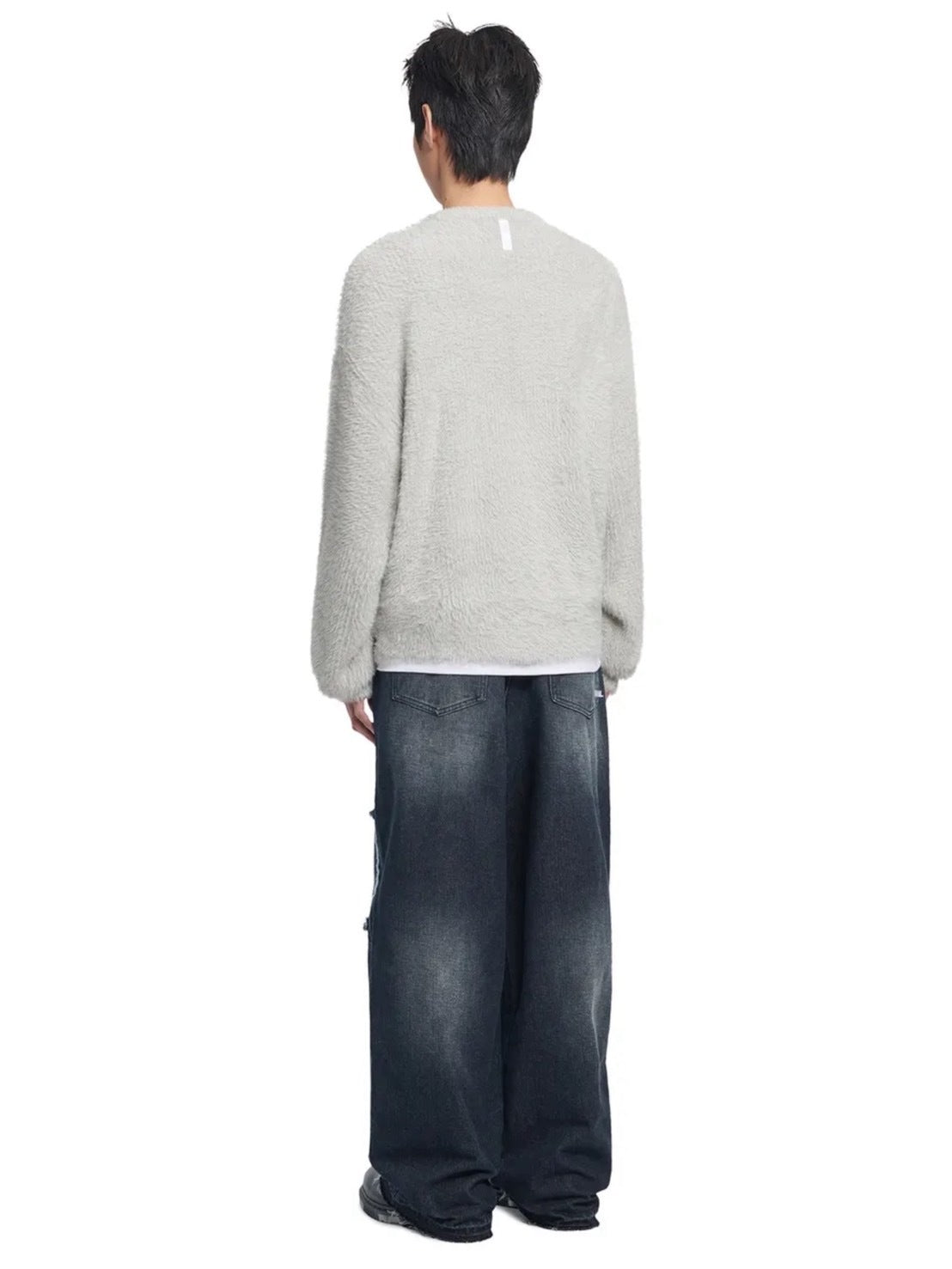 【NOMANUAL】FUZZ HAIRY KNIT