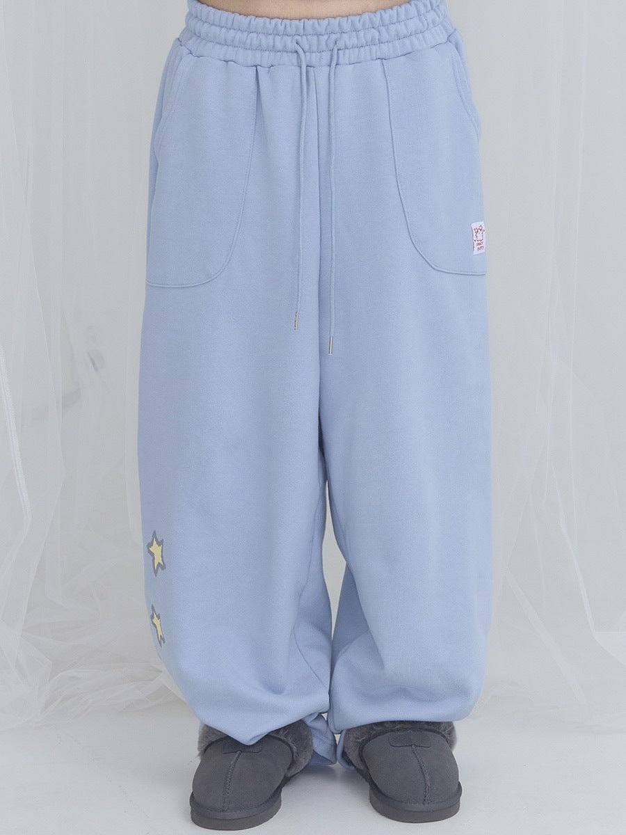 【FANCY X DUSTY】DEVIL & ANGEL PRINTED SWEATPANTS / 【ファンシー X ダスティ】デビル＆エンジェルプリントスウェットパンツ