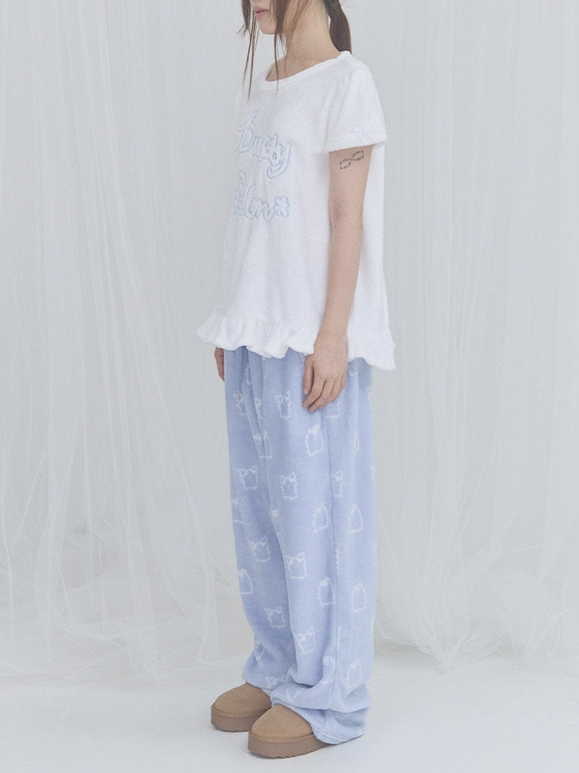 【FANCY X DUSTY】Zzz DUSTY SALON PAJAMA PANTS / 【ファンシー X ダスティ】Ｚｚｚダスティーサロンパジャマパンツ