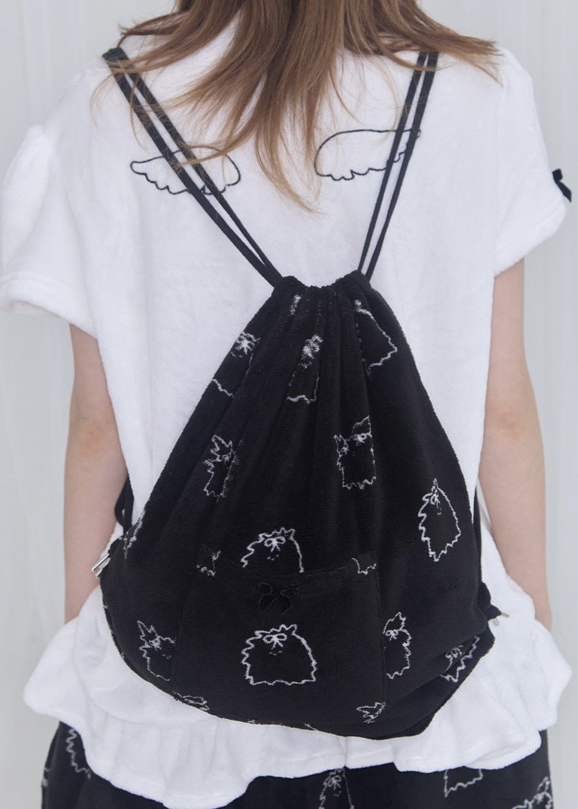 【FANCY X DUSTY】Zzz DUSTY SALON PAJAMA GYM SACK / 【ファンシー X ダスティ】Ｚｚｚダスティーサロンパジャマリュック