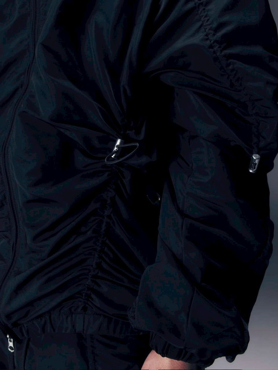 【DIG YOUR OWN GRAVE】SYN-EDGE BLOUSON /【ディグユアオウングレイブ】アシンメトリーテックブルゾン