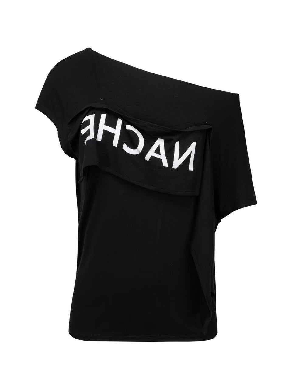 【NACHE】2-WAY PRINTED LOOSE T-SHIRT