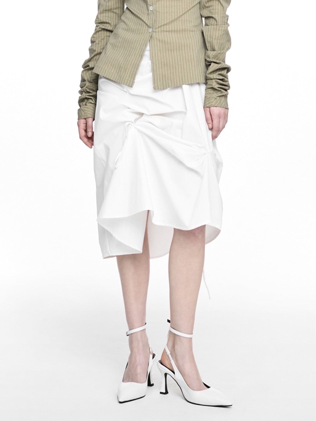 【NACHE】STRAP PULLED SKIRT