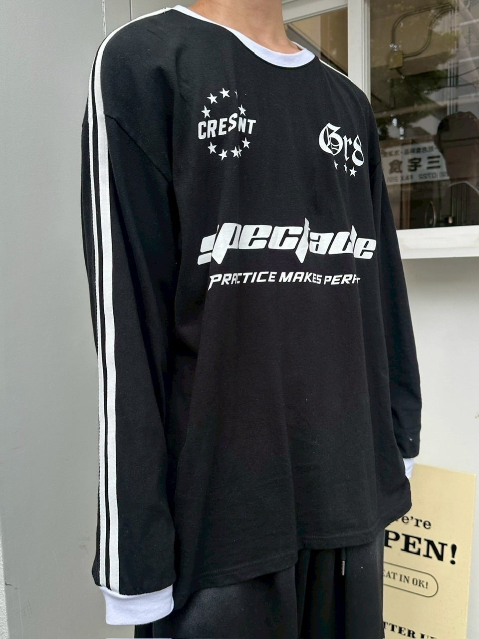 受注制【LUV CODE】sports long sleeve tee (3color)