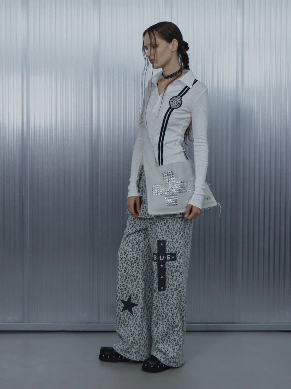 SETUP‐EXE】WAFFEN LINE COLLAR TEE / 【セットアップエグゼ】ワッ