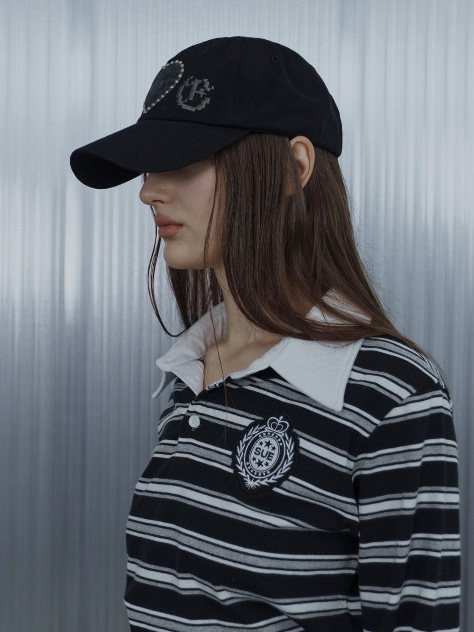 【SETUP‐EXE】LEO APPLIQUE BALL CAP / 【セットアップエグゼ】レオアップリケキャップ