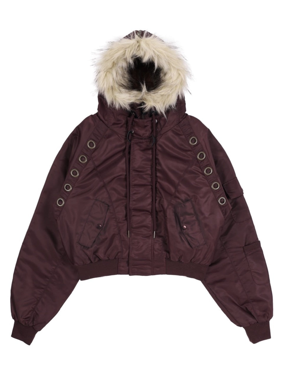【FANCY CLUB】EYELET FUR MA-1 / 【ファンシークラブ】アイレットファーＭＡ-1