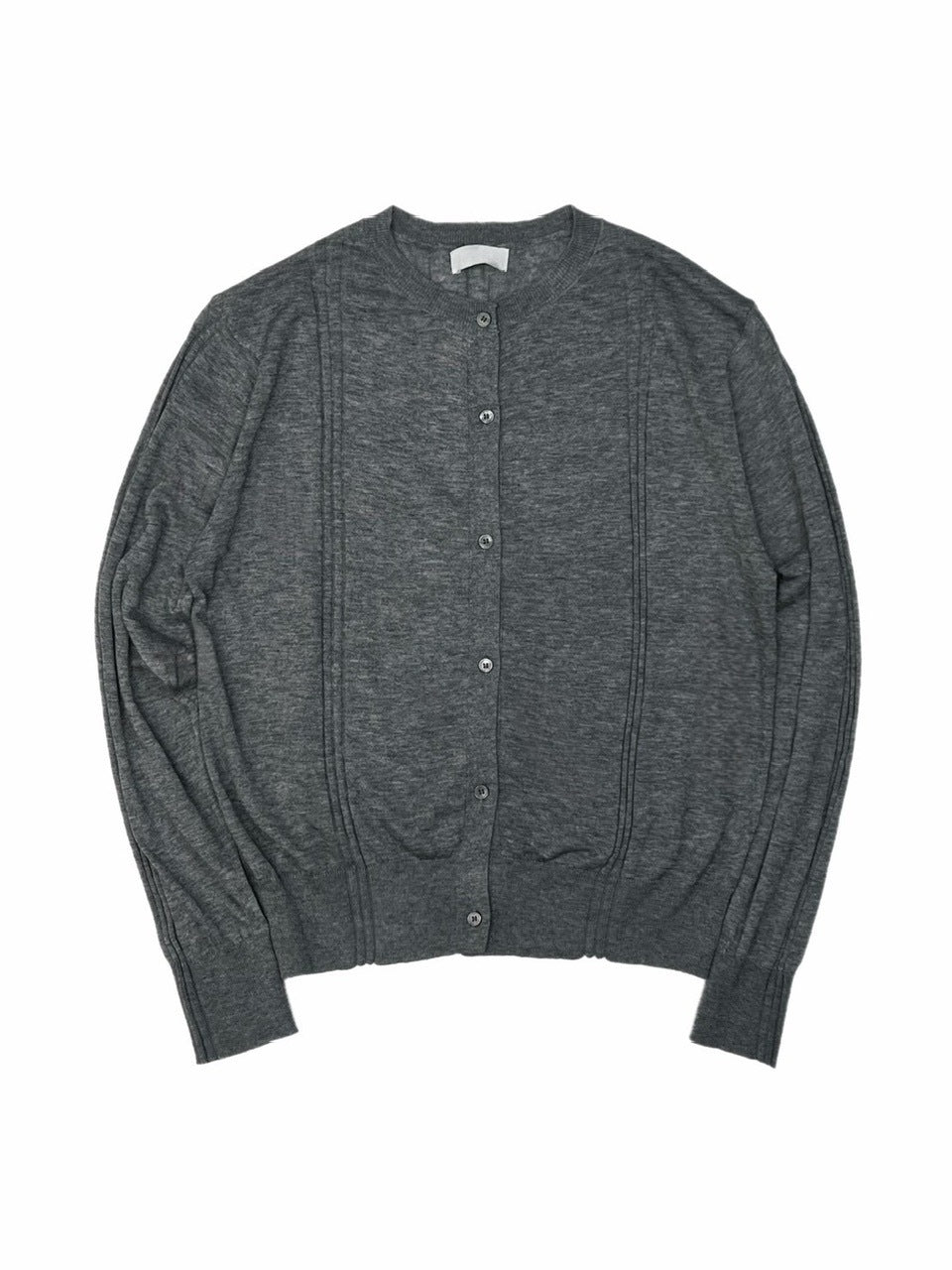 受注制【Chikashitsu +】wool blend cardigan / 【チカシツプラス】ウールブレンドカーディガン (2color)