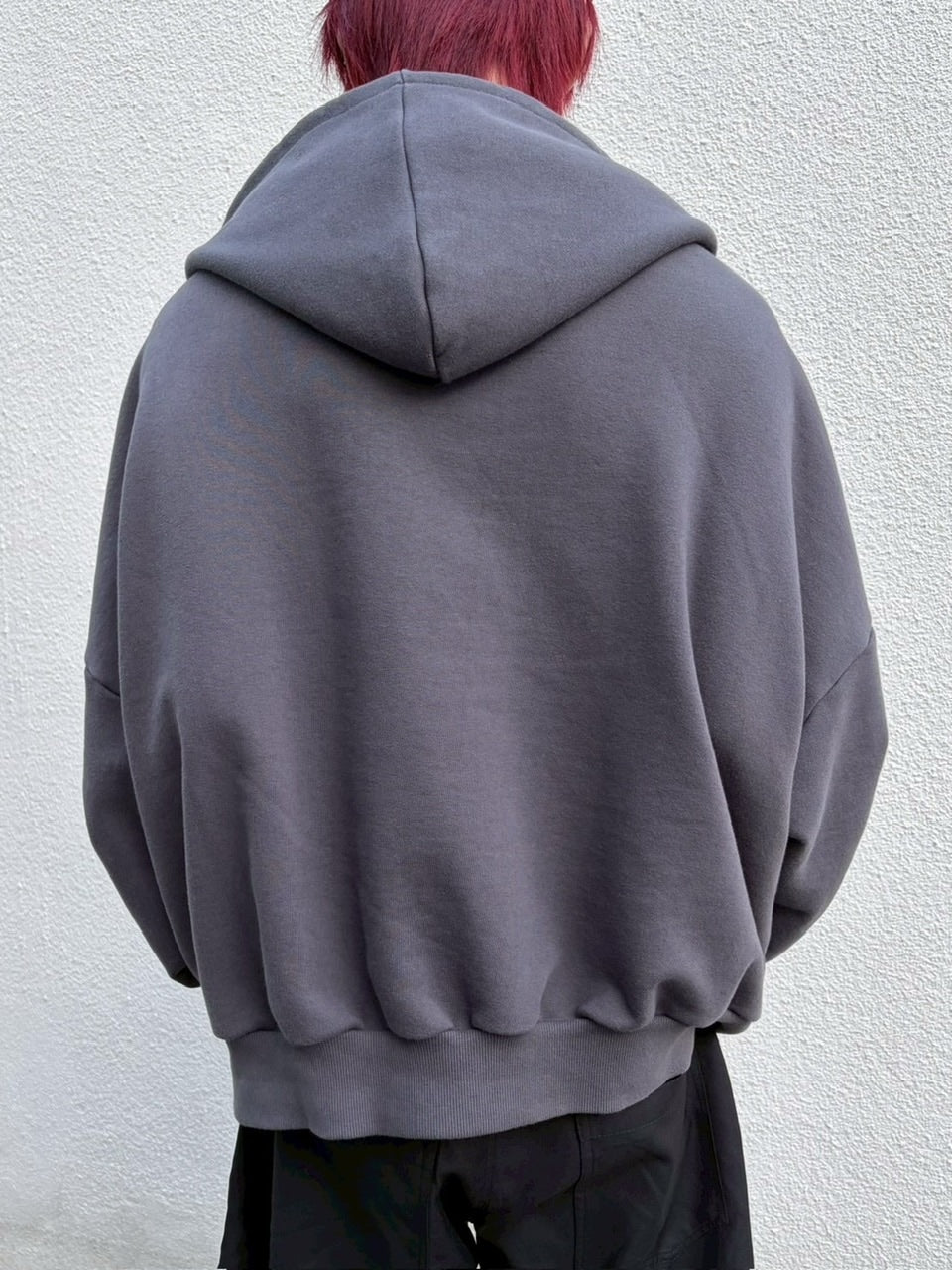 受注制【LUV CODE】studs zip up hoodie (2color)