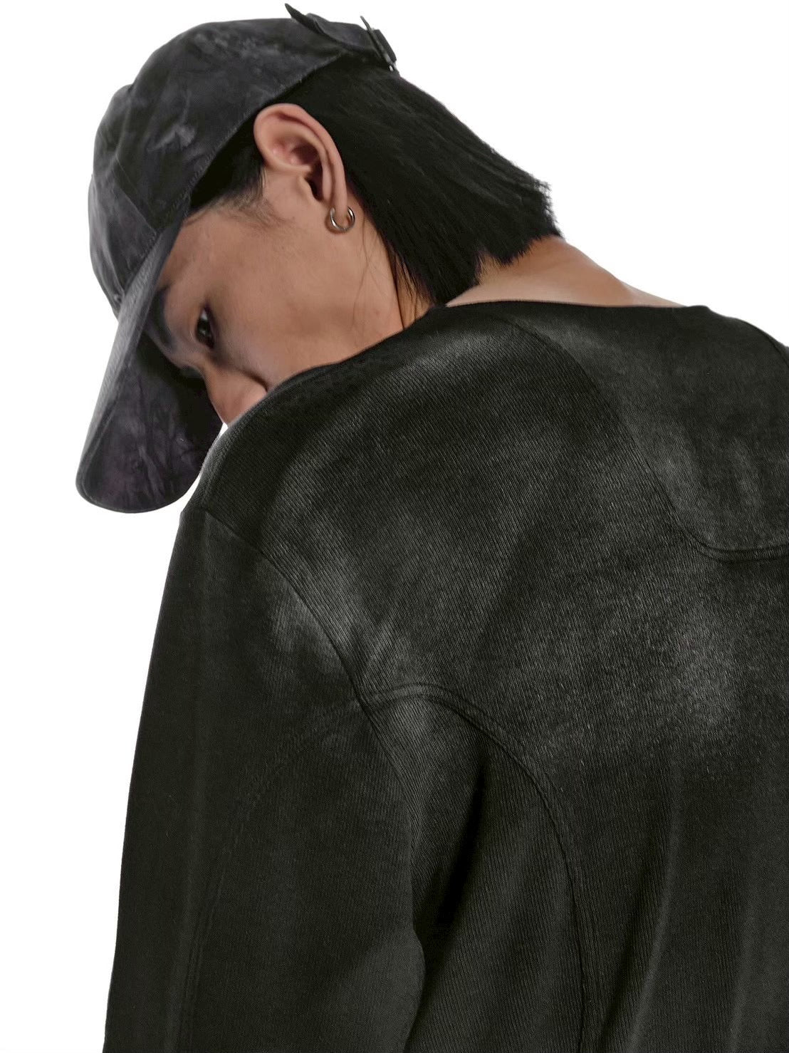 【d5ove】Basic Washed Long-sleeved Tee / 【ダヴ】スモークウォッシュド長袖Ｔシャツ