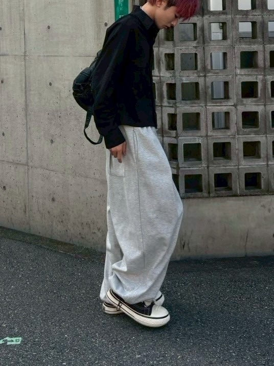 大阪店WEB限定受注制【Chikashitsu +】double tuck balloon sweat pants / 【チカシツプラス】ダブルタックバルーンスウェットパンツ (2color)