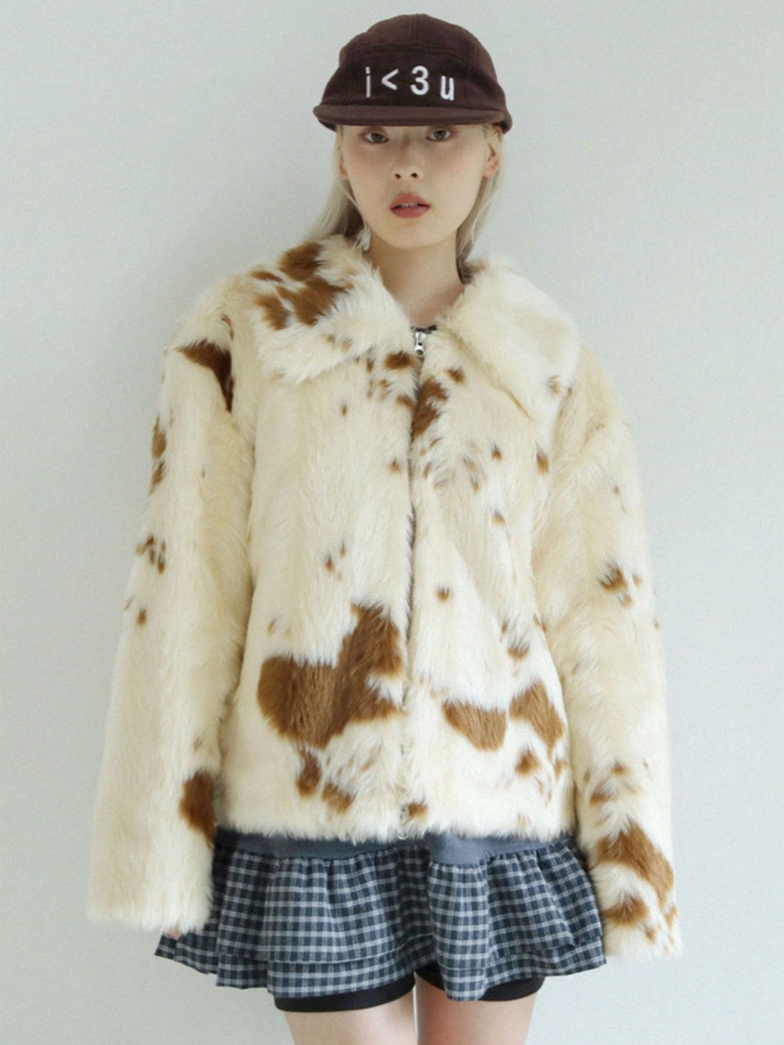12/21 20:00 再販【Uglyshadow】MILK COW FUR JACKET / 【アグリーシャドウ】ミルクカウファージャケット