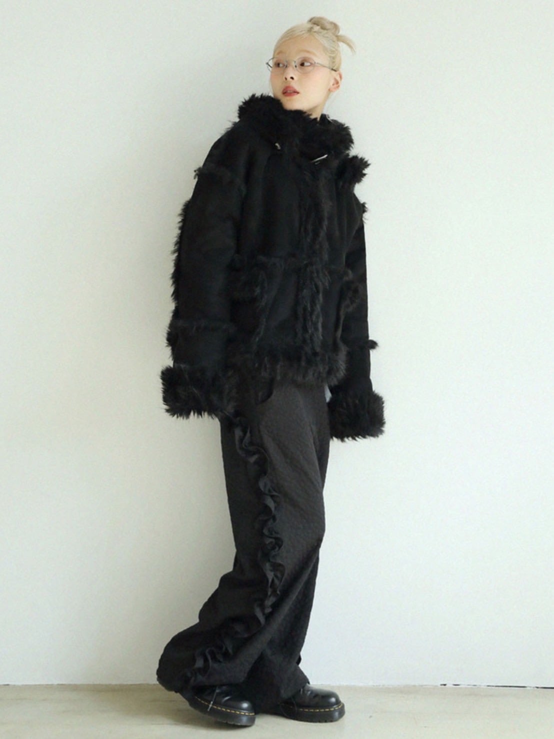 12/21 20:00 再販【Uglyshadow】REVERSIBLE SHEARLING JACKET