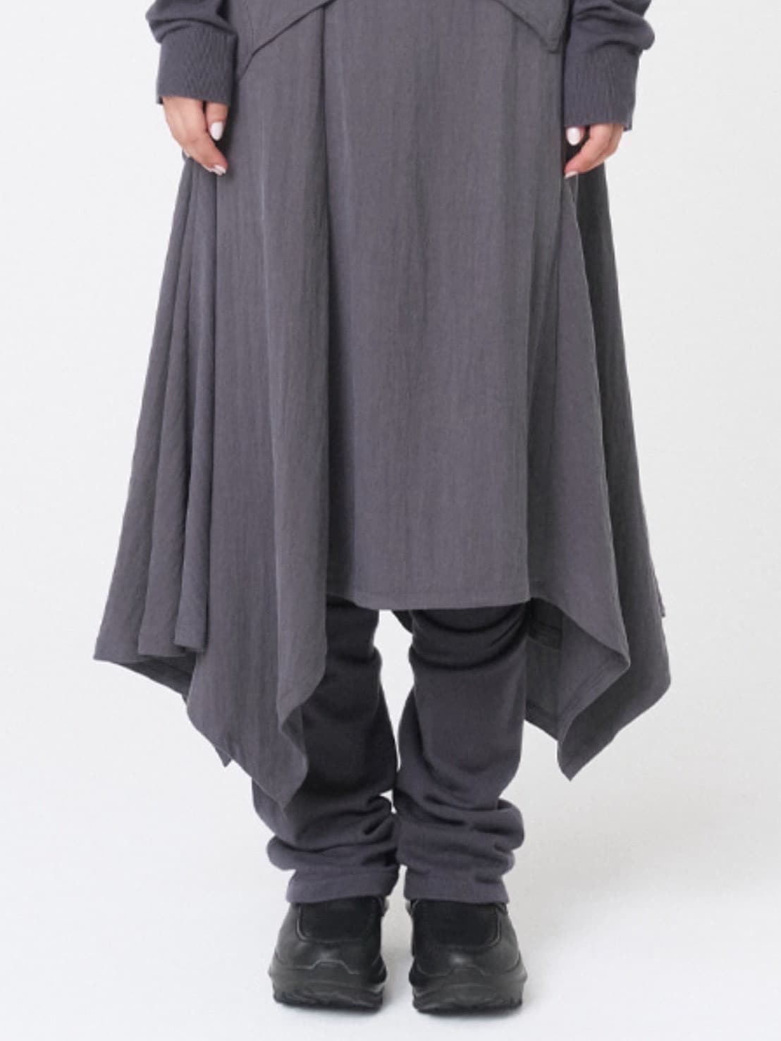 【Miseki seoul】Shirring knit leg warmer