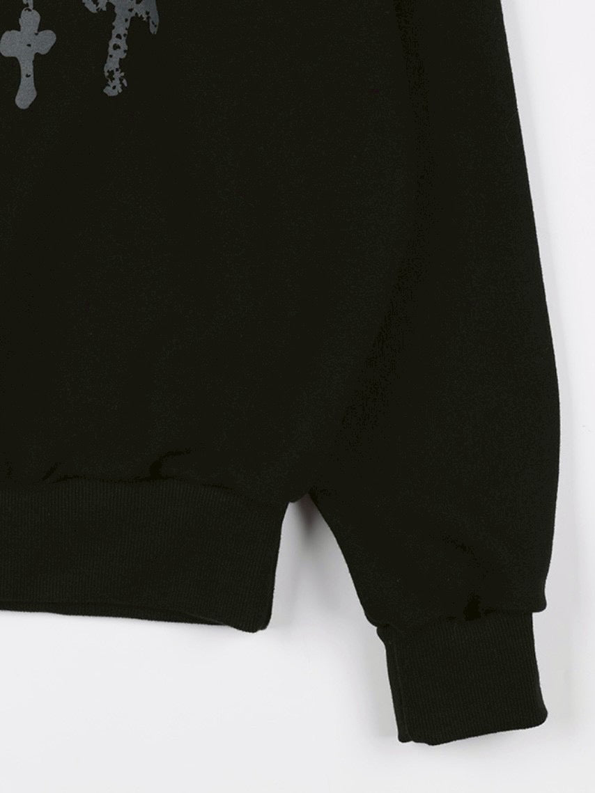 【FANCY CLUB】NECKLISS ONE-SHOULDER SWEATSHIRT / 【ファンシークラブ】ネックレスワンショルダースウェット長袖Tシャツ "