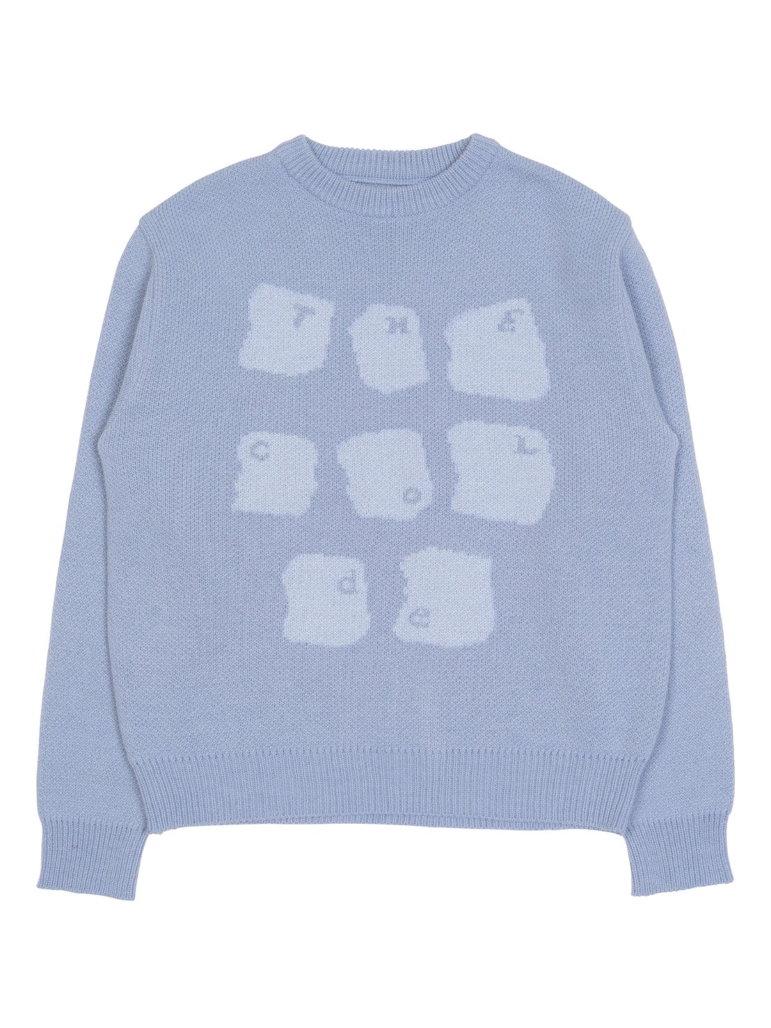 【THECOLDESTMOMENT】TCM typing logo knit