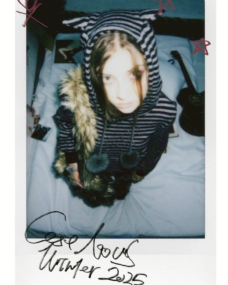 【Cest Nous】Striped cat-ear Striped cat-ear pullover parker / 【セヌー】ボーダーキャットイヤープルオーバーパーカー