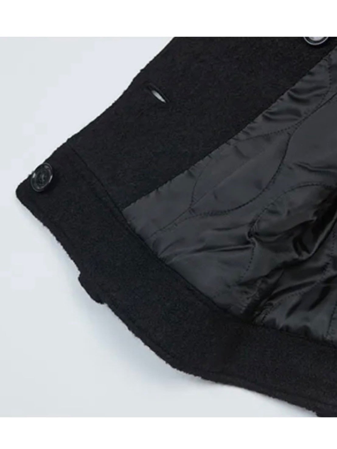 【NOT KNOWING】Double Belted High-Neck Coat