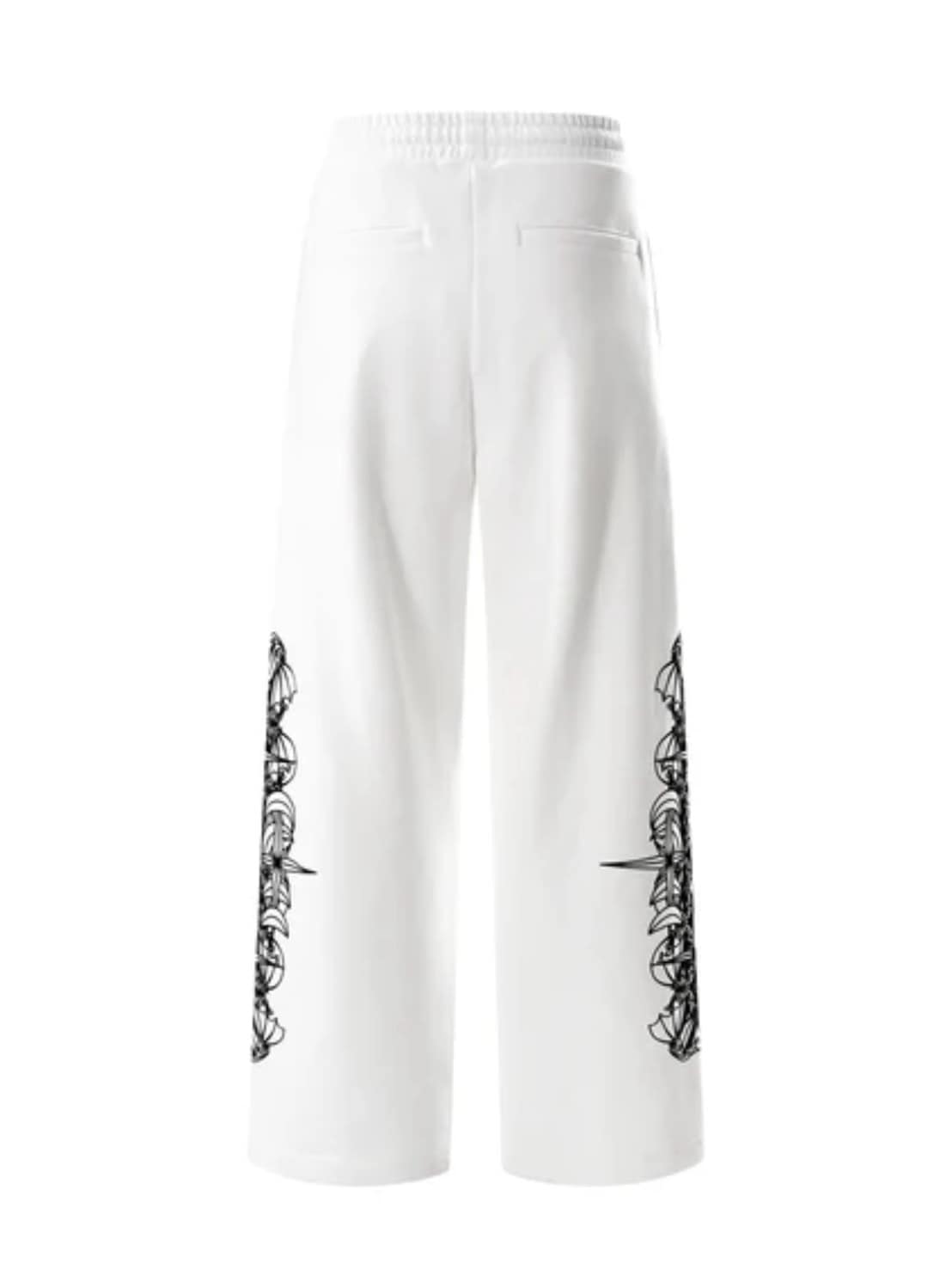 【The Boy Has No Patience】TBHNP LUMINOUS DAWN ASTRAL LOGO FLOCKED PANTS / 【ザボーイハズノーペーシェンス】アストラルロゴスウェットパンツ