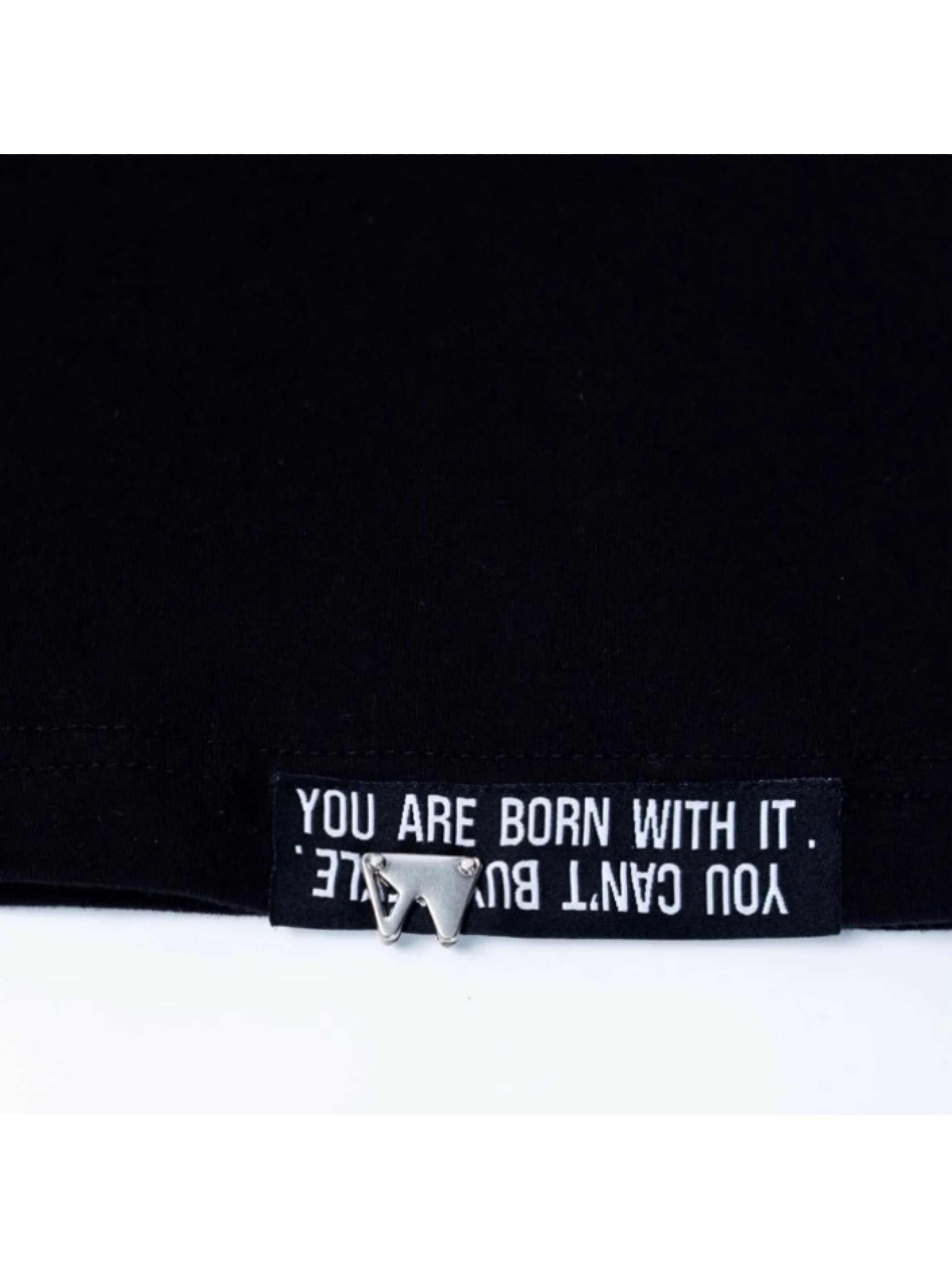 【F.V.V.O】Parody Logo Slim-Fit Long Sleeve Tee