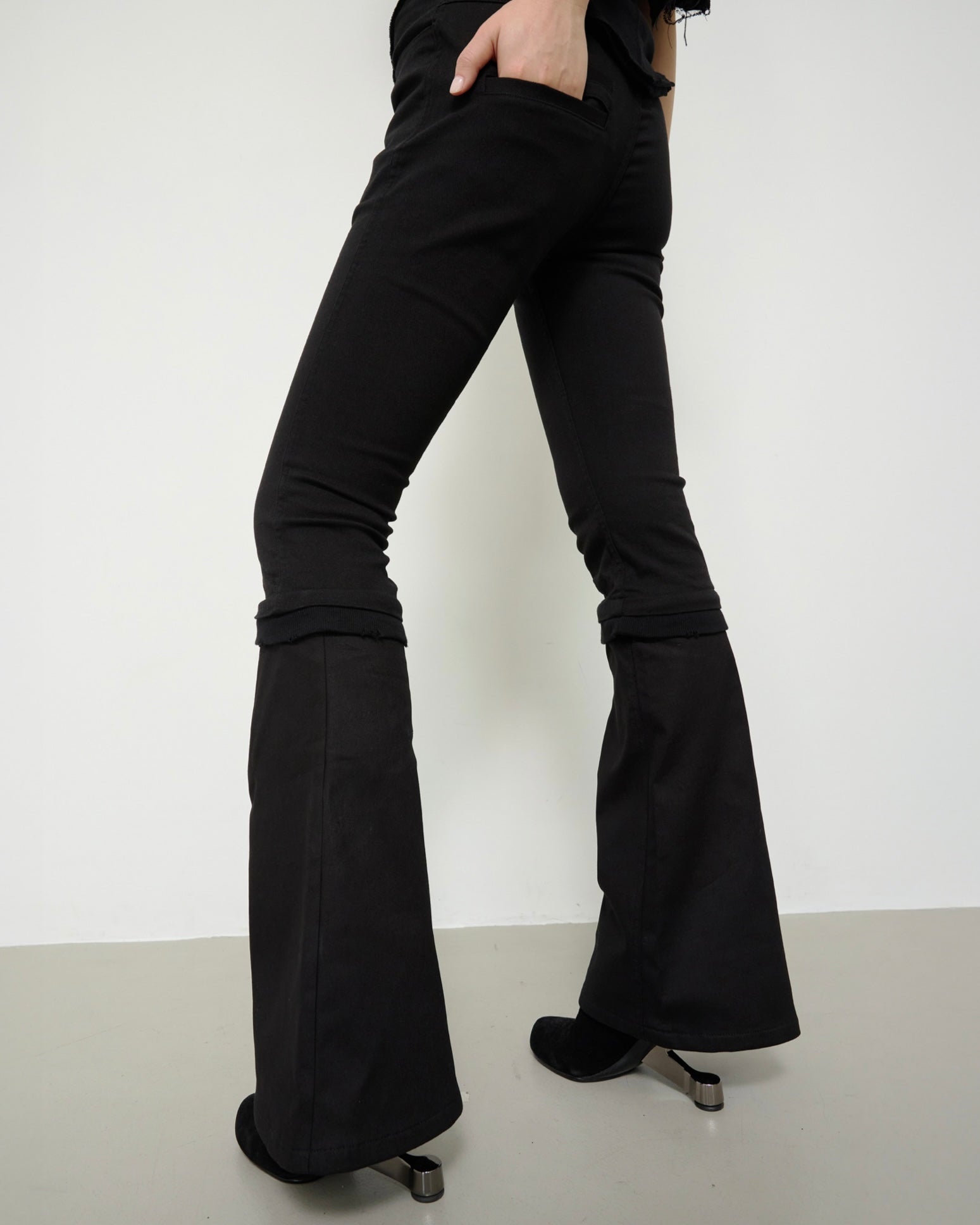 【NACHE】Detachable bootcut pants[PT-01]
