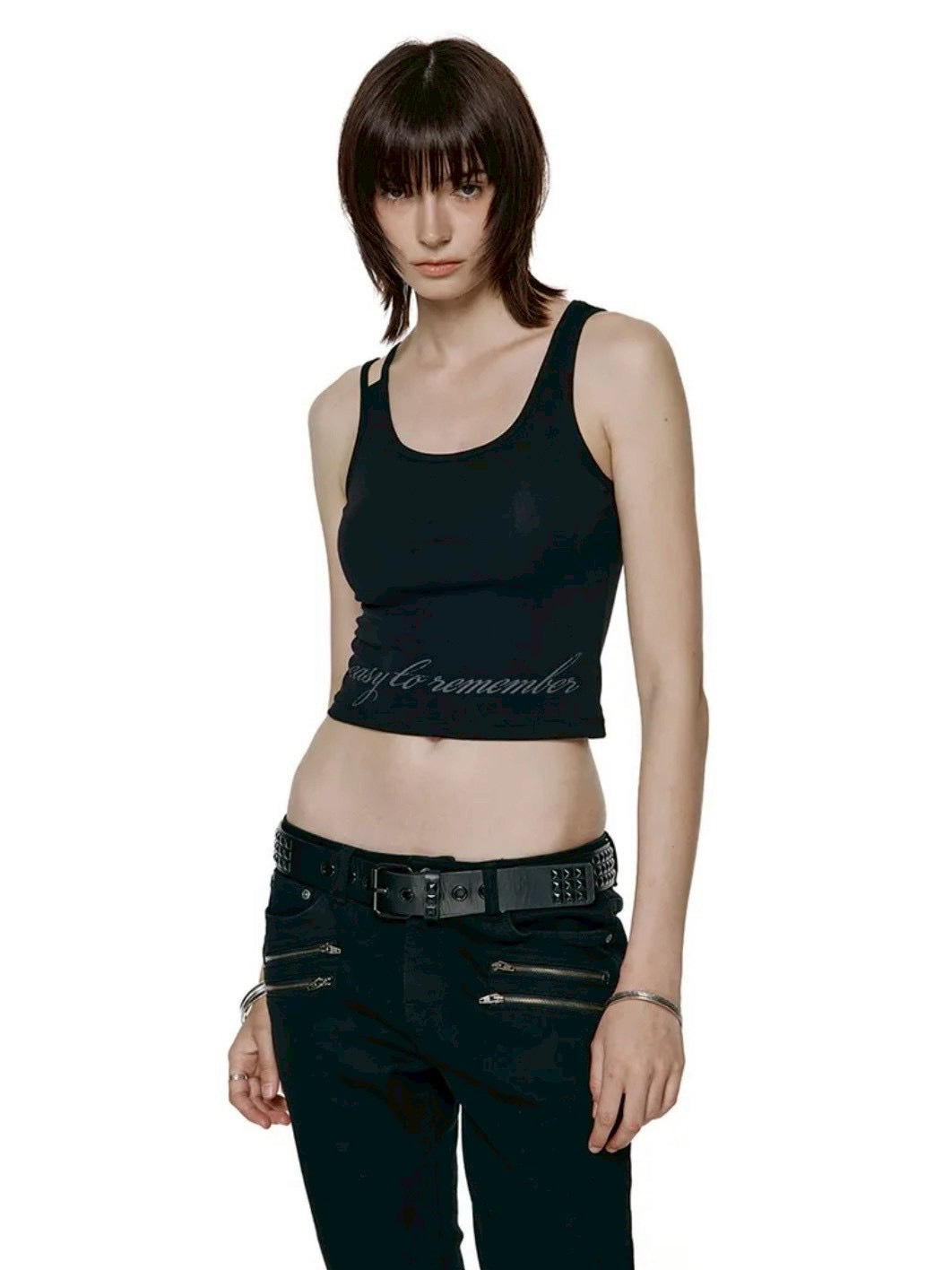 【ROCK CAKE】Back Line Strap Sleeveless