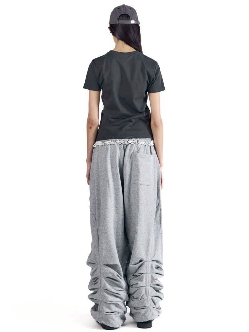 【AAKAM】Sediment Pin-Tuck Sweatpants