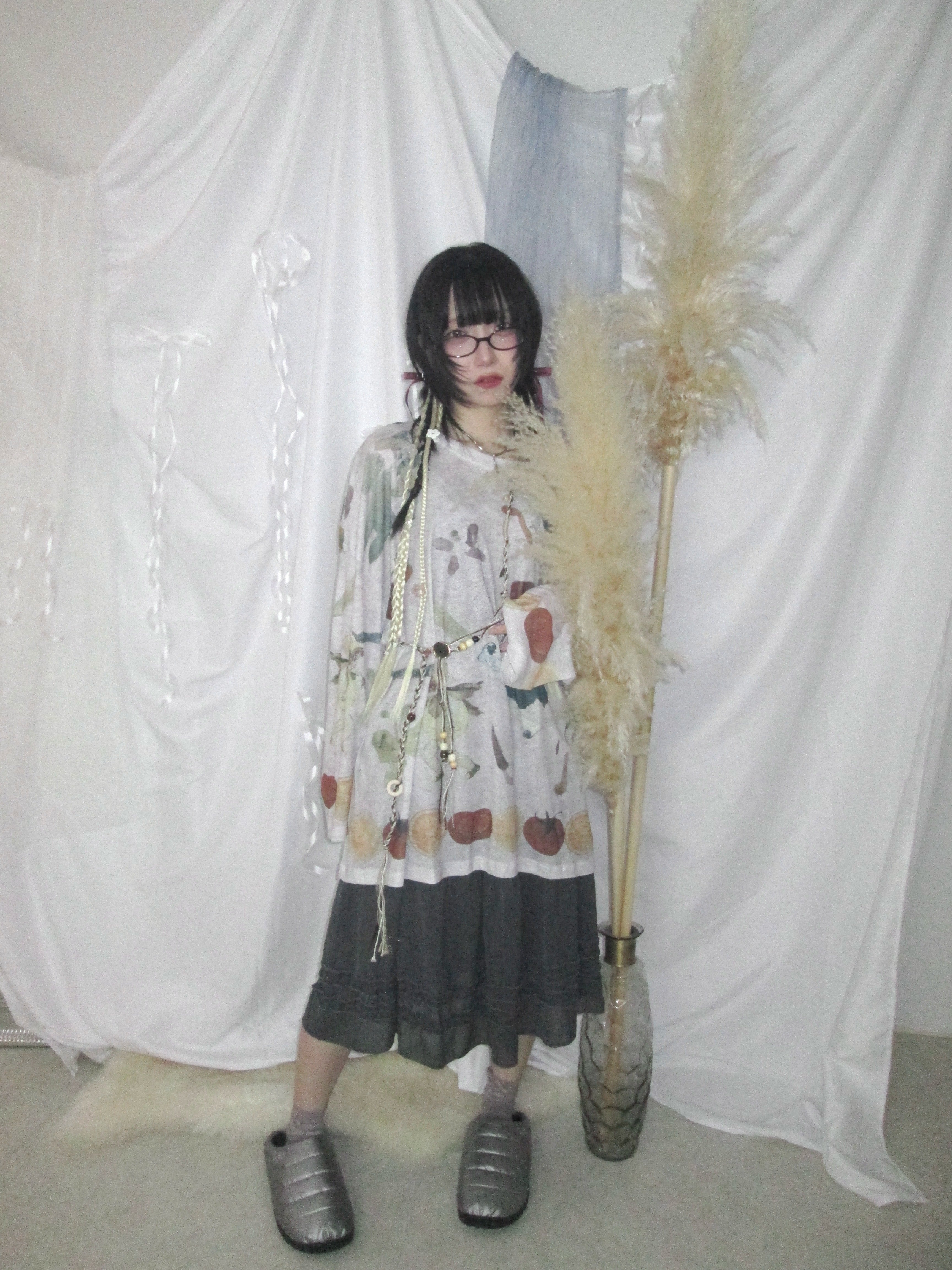 5/29 20:00発売 国際配送【Nerd out XU】fey see-through long sleeve