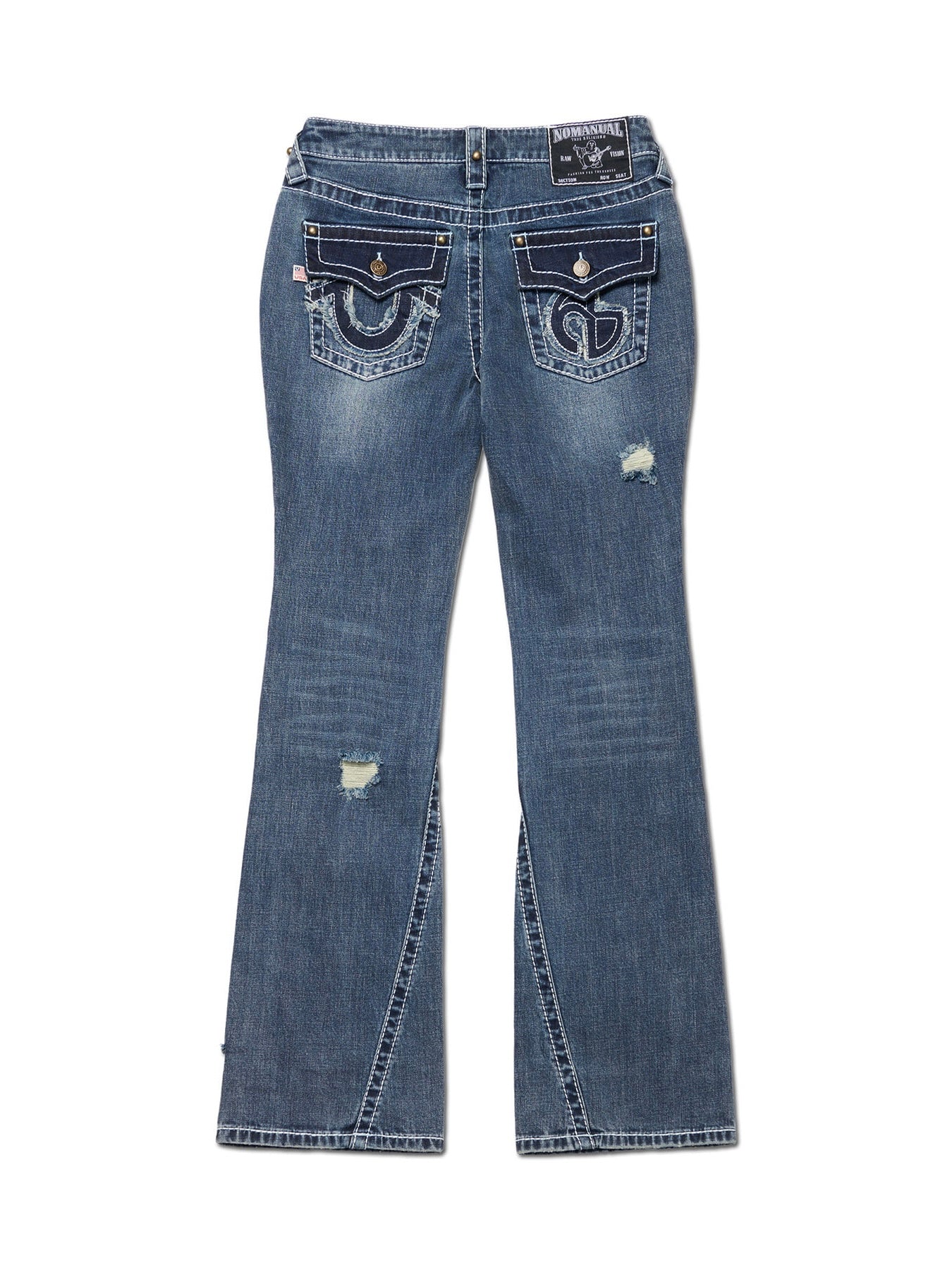 【NOMANUAL×TRUE RELIGION】NO RELIGION BOOTCUT DENIM PANTS