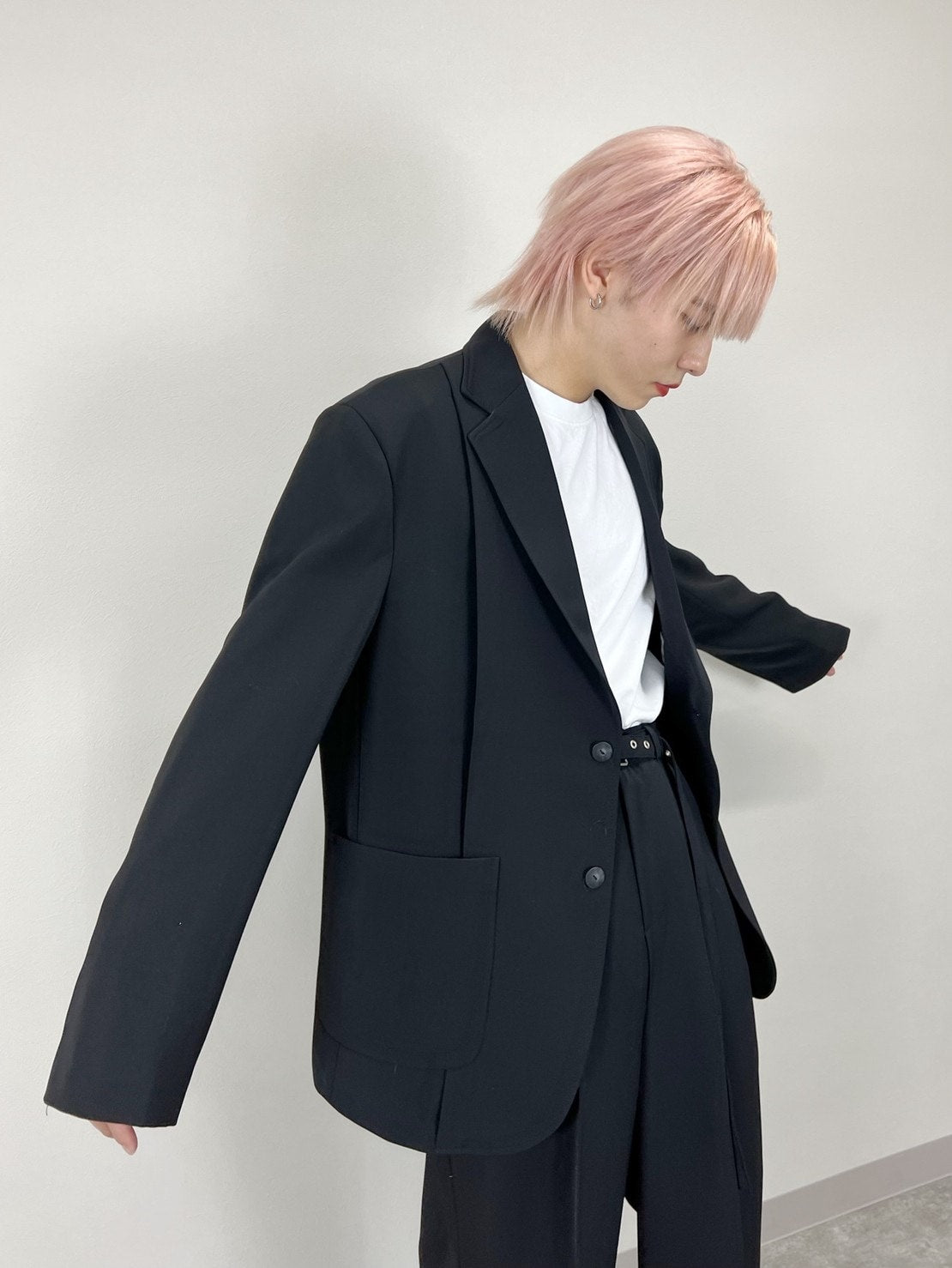 受注制【Chikashitsu +】set up design jacket (2color)