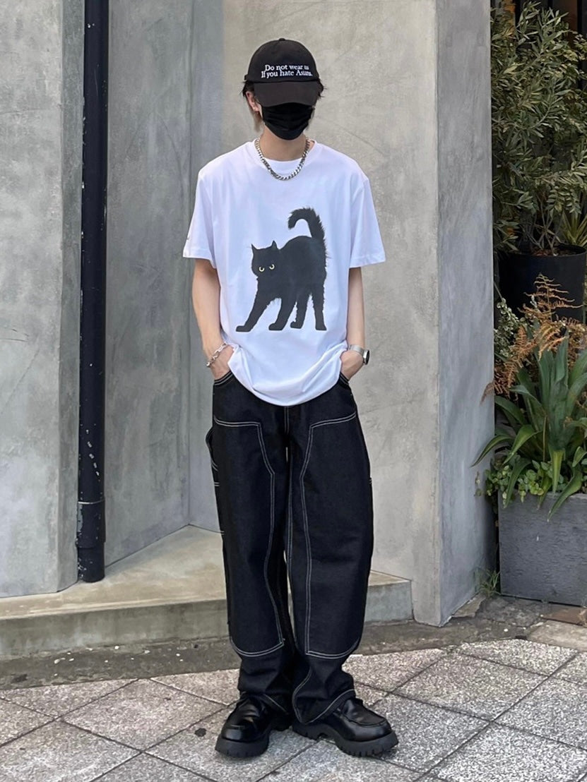 受注制【Chikashitsu +】stitch painter pants