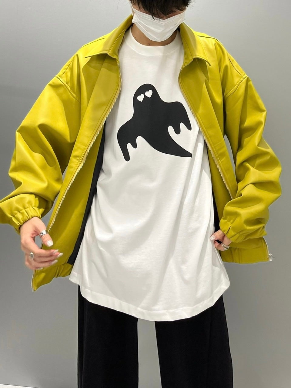 受注制【Chikashitsu +】leather blouson (3color)