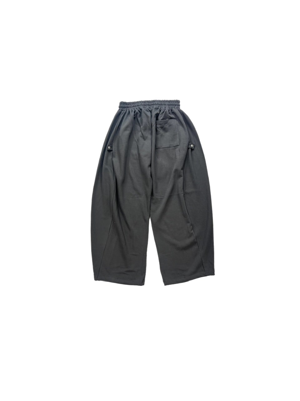 【Chikashitsu +】side button balloon sweat pants (3color)