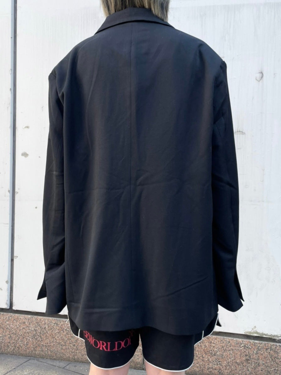 受注制【Never mind the XU】oversized jacket (2color)