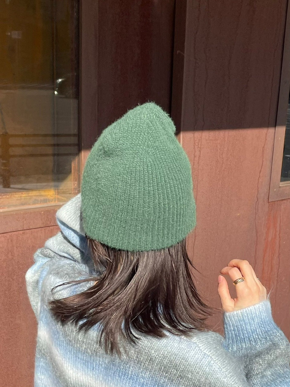 受注制【Chikashitsu +】hairy beanie (3color)