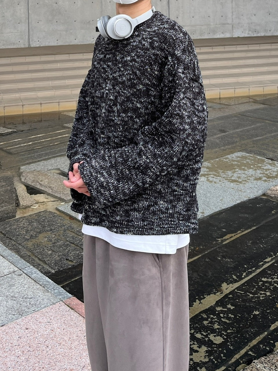 【youll】mix knit (2color)