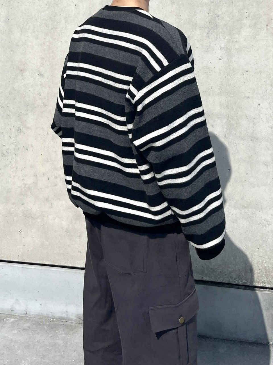 受注制【youll】border sweat shirt (2color)