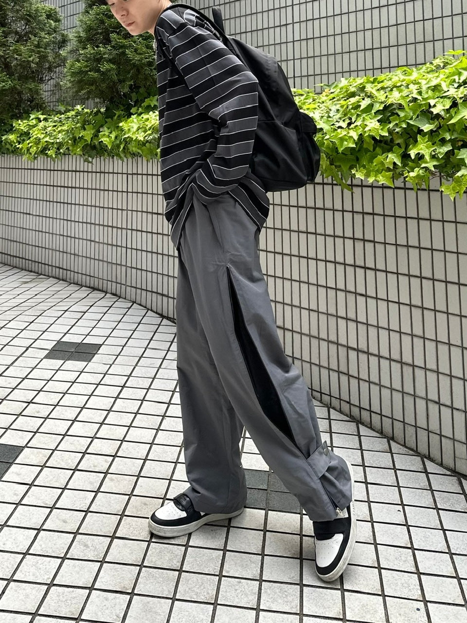 受注制【Chikashitsu +】border long sleeve (2color)