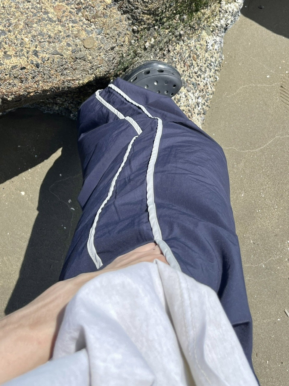 【youll】nylon track wide pants (5color)