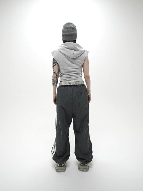 受注制【Never mind the XU】nylon track pants (2color)