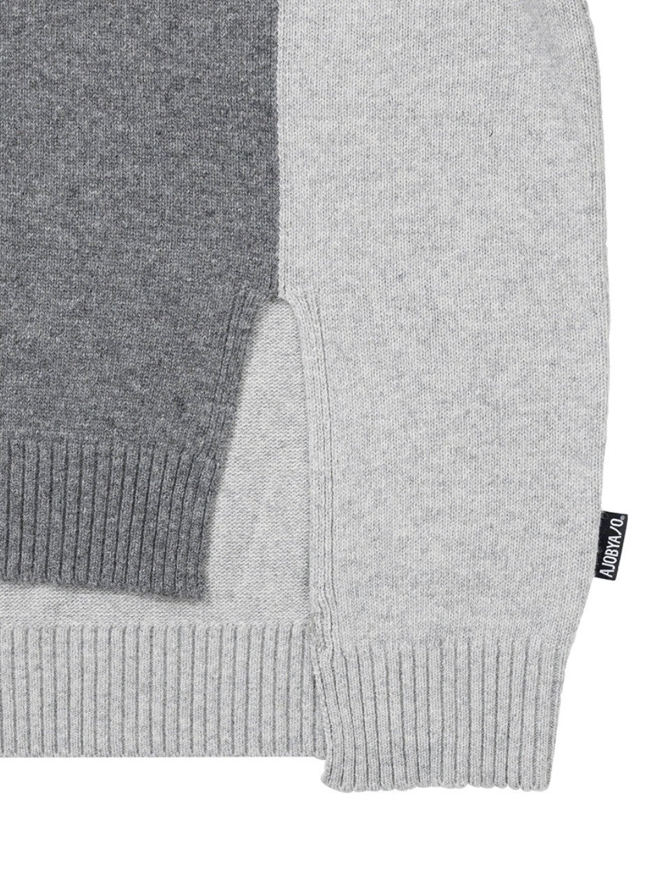 【AJOBYAJO】Tri Color Mixed Sweater