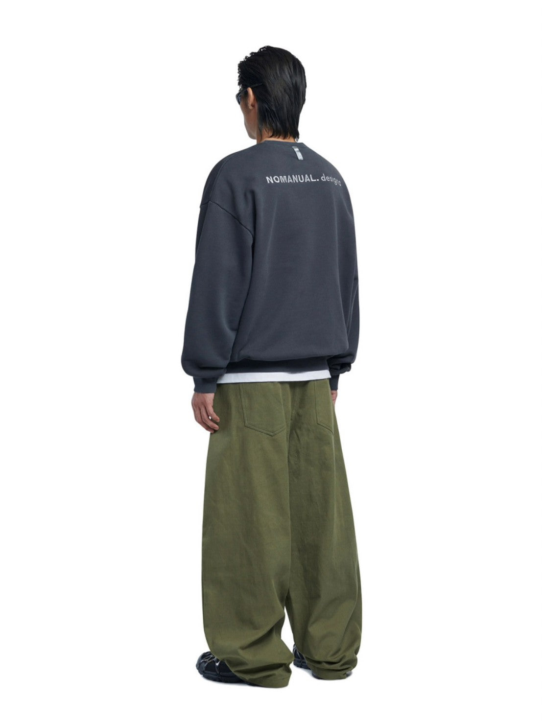 【NOMANUAL】SYMBOL WIDE PANTS