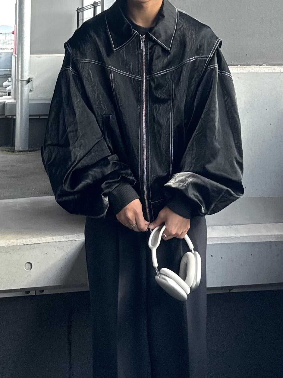 受注制【RENOL】viper leather jacket (3color)