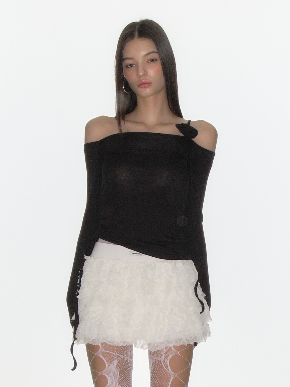 【CRANK】CANCAN FRILL MINI SKIRT