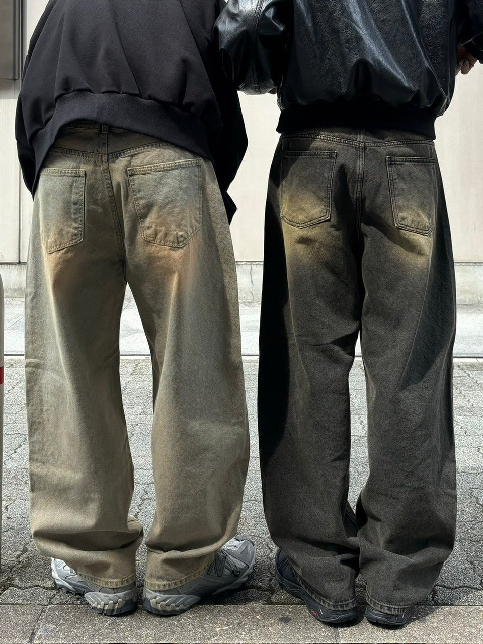 【Chikashitsu +】vintage wash semi wide denim pants 3 / 【チカシツプラス】ヴィンテージウォッシュセミワイドデニムパンツ