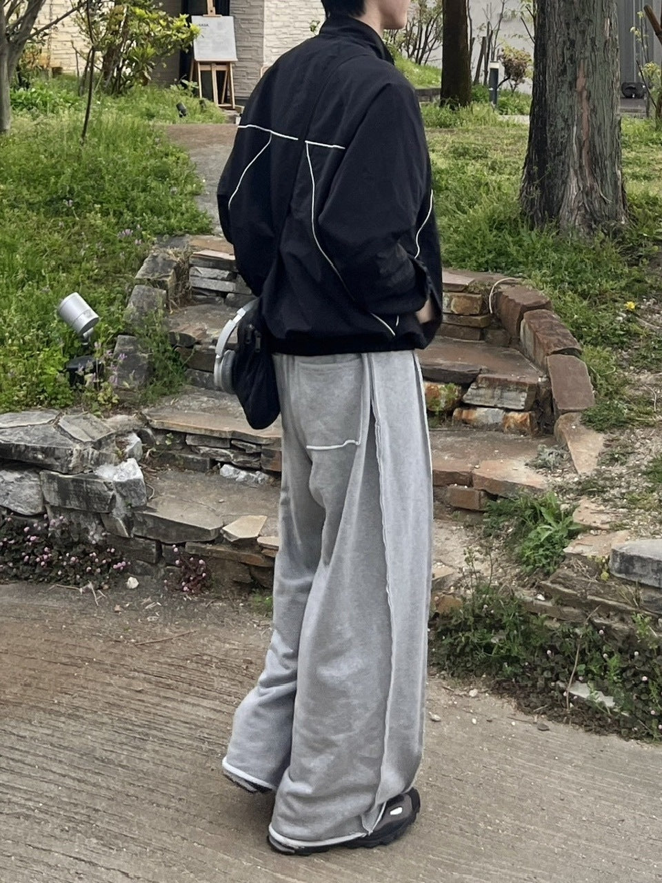 受注制【youll】piping nylon jacket (2color)