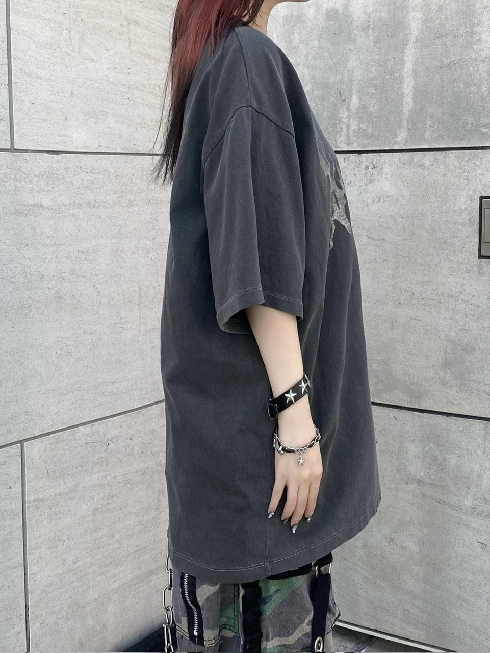 受注制【Never mind the XU】VENTIQUE tee (2color) / 【ネバーマインドザエックスユー】プリント半袖Tシャツ