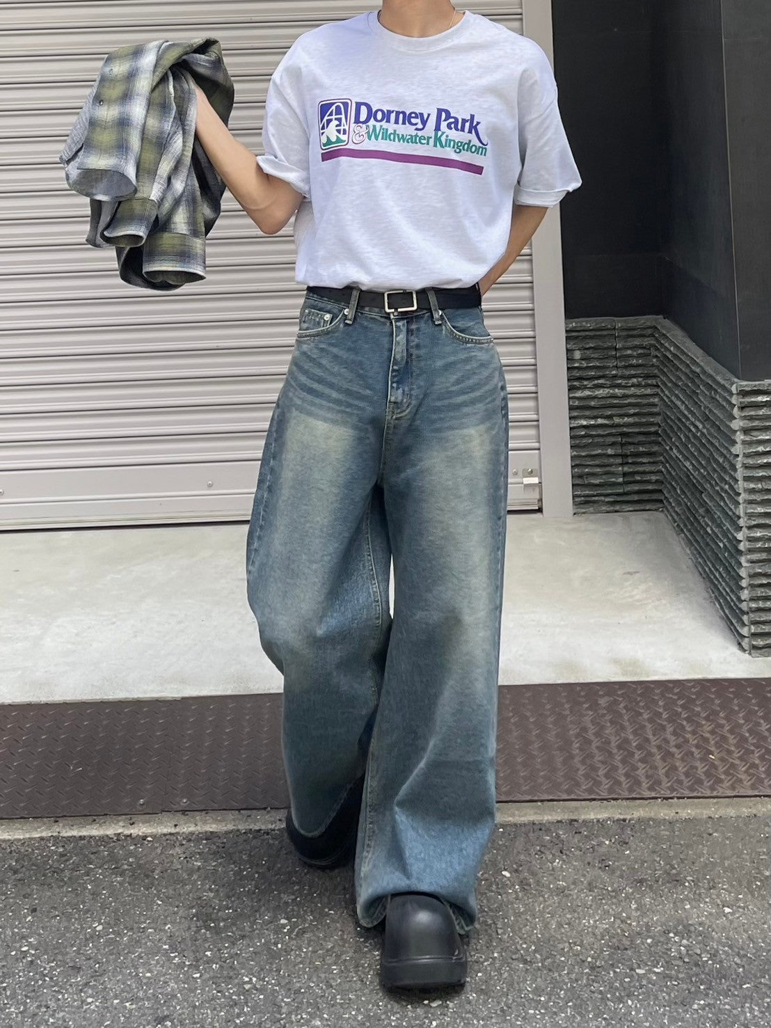 受注制【Chikashitsu +】graphic t-shirt 2 (3color)