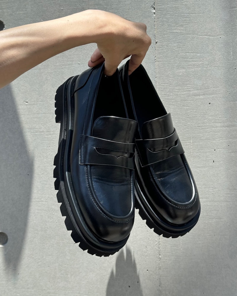 受注制【Chikashitsu +】double sole loafer